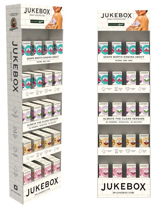 Wholesale Floor Stand Soap Display (with product)